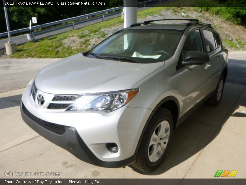 Classic Silver Metallic / Ash 2013 Toyota RAV4 LE AWD