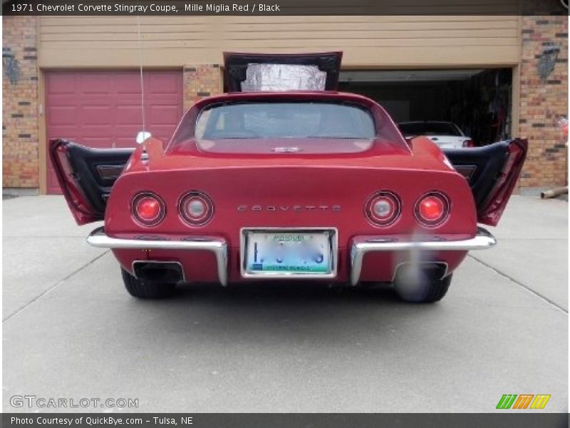 Mille Miglia Red / Black 1971 Chevrolet Corvette Stingray Coupe