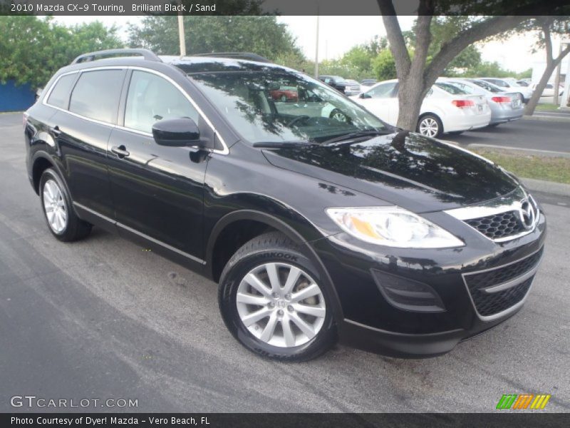 Brilliant Black / Sand 2010 Mazda CX-9 Touring
