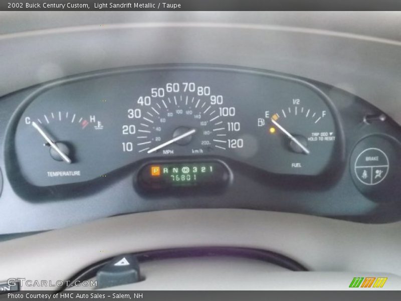 Light Sandrift Metallic / Taupe 2002 Buick Century Custom