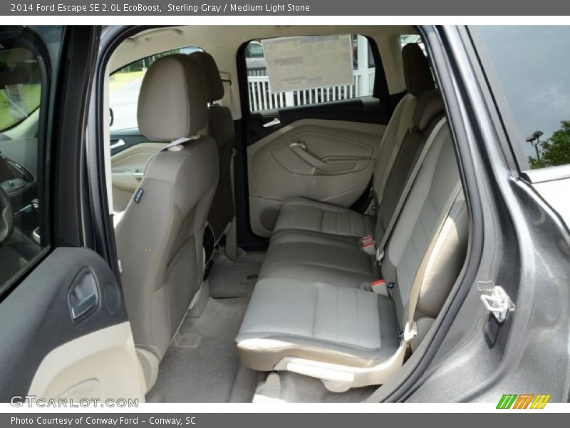 Sterling Gray / Medium Light Stone 2014 Ford Escape SE 2.0L EcoBoost