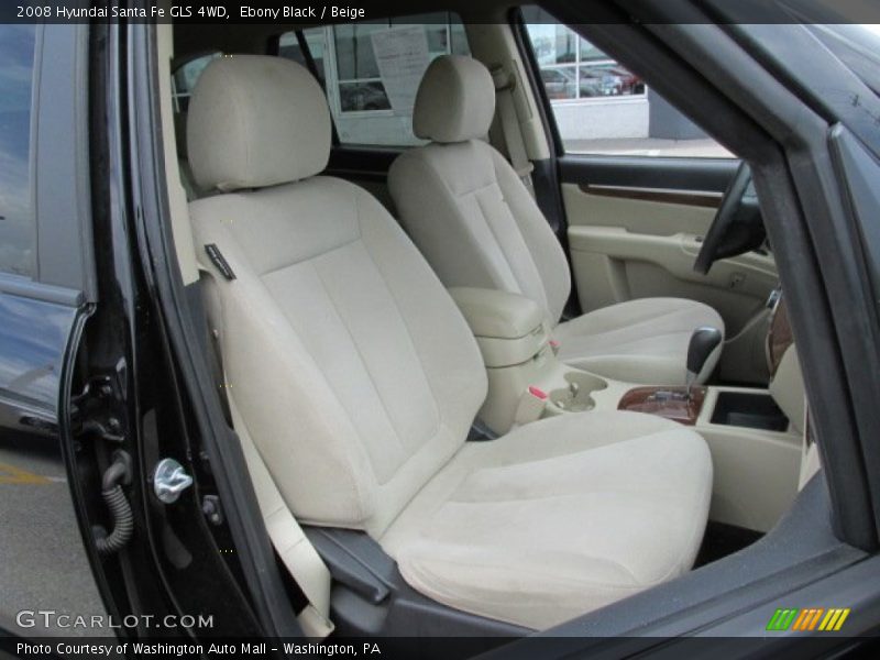 Ebony Black / Beige 2008 Hyundai Santa Fe GLS 4WD