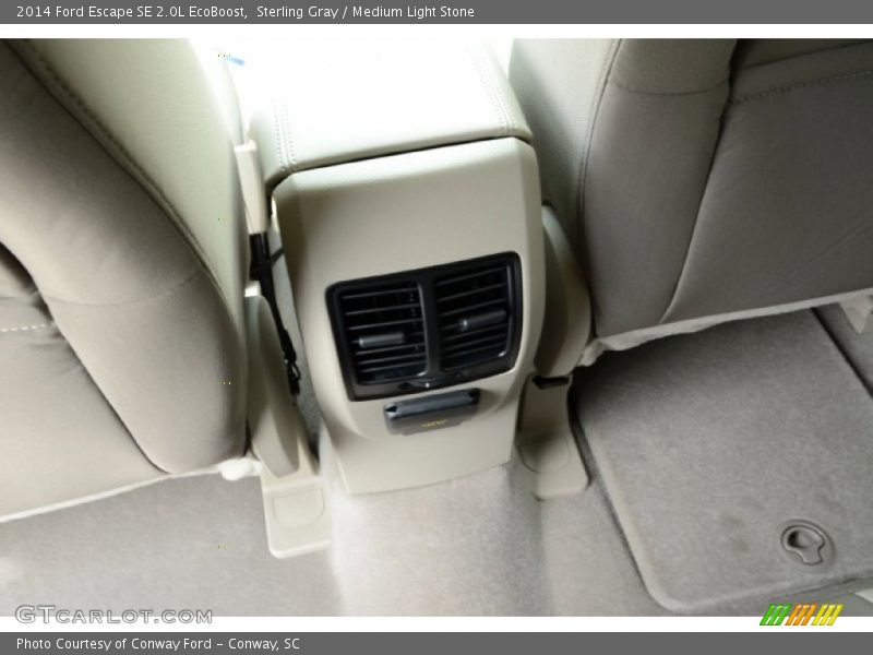Sterling Gray / Medium Light Stone 2014 Ford Escape SE 2.0L EcoBoost