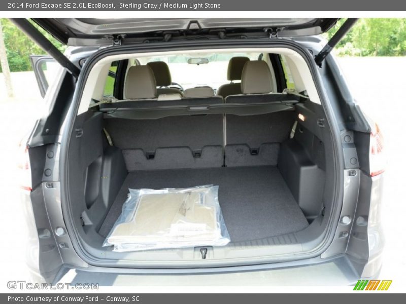 Sterling Gray / Medium Light Stone 2014 Ford Escape SE 2.0L EcoBoost