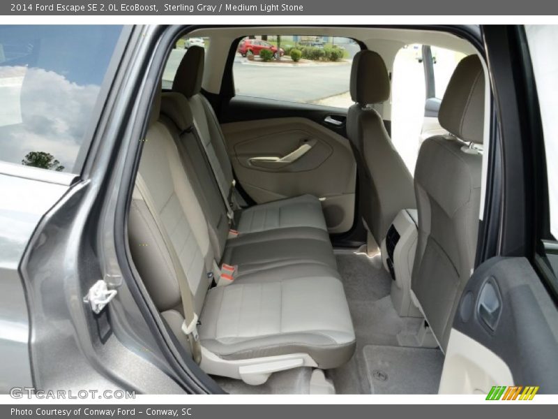 Sterling Gray / Medium Light Stone 2014 Ford Escape SE 2.0L EcoBoost