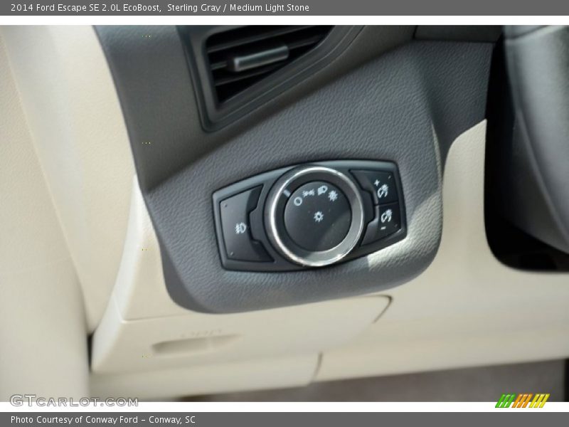 Sterling Gray / Medium Light Stone 2014 Ford Escape SE 2.0L EcoBoost