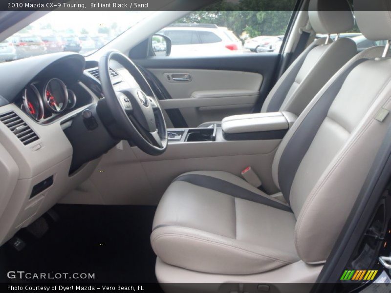 Brilliant Black / Sand 2010 Mazda CX-9 Touring
