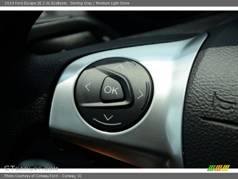Sterling Gray / Medium Light Stone 2014 Ford Escape SE 2.0L EcoBoost