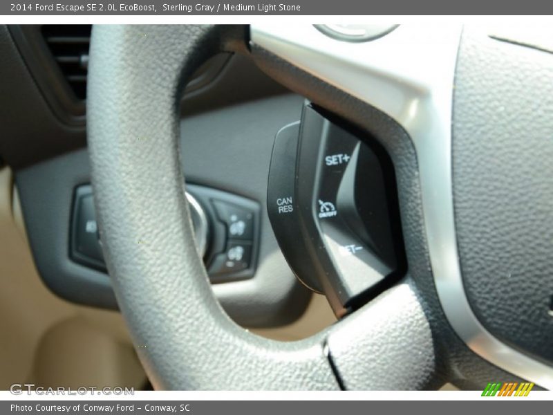 Sterling Gray / Medium Light Stone 2014 Ford Escape SE 2.0L EcoBoost