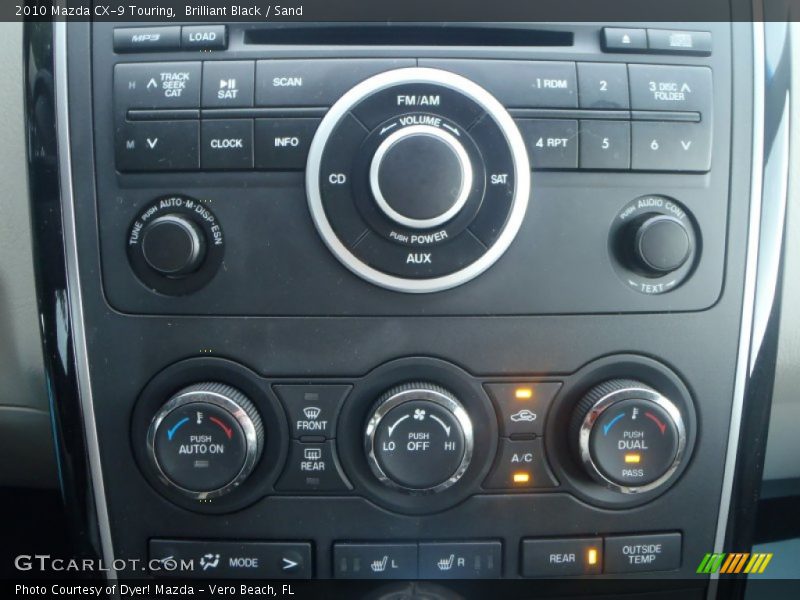 Brilliant Black / Sand 2010 Mazda CX-9 Touring