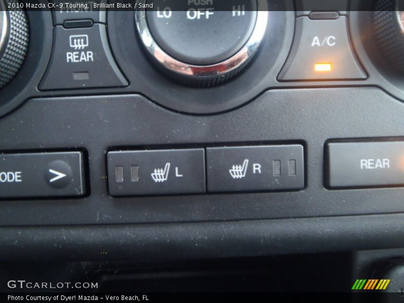Brilliant Black / Sand 2010 Mazda CX-9 Touring