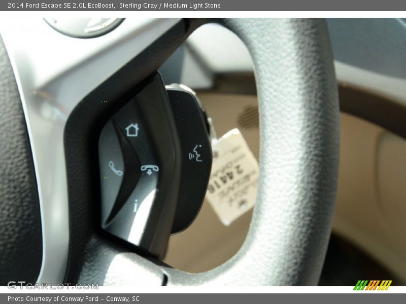 Sterling Gray / Medium Light Stone 2014 Ford Escape SE 2.0L EcoBoost