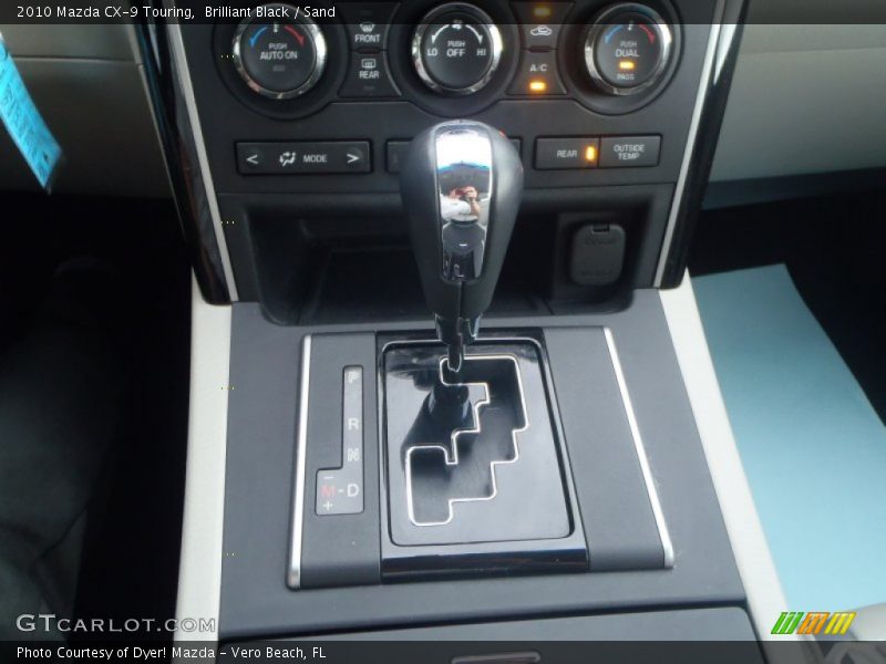 Brilliant Black / Sand 2010 Mazda CX-9 Touring