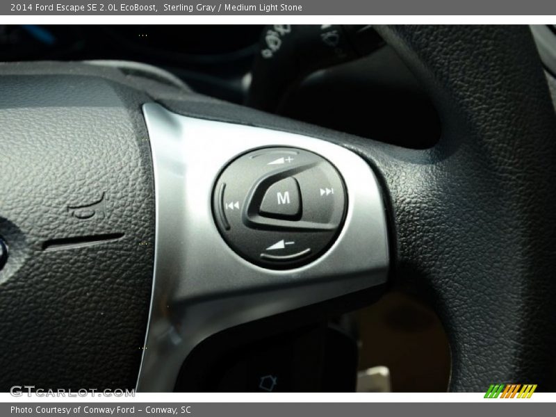 Sterling Gray / Medium Light Stone 2014 Ford Escape SE 2.0L EcoBoost