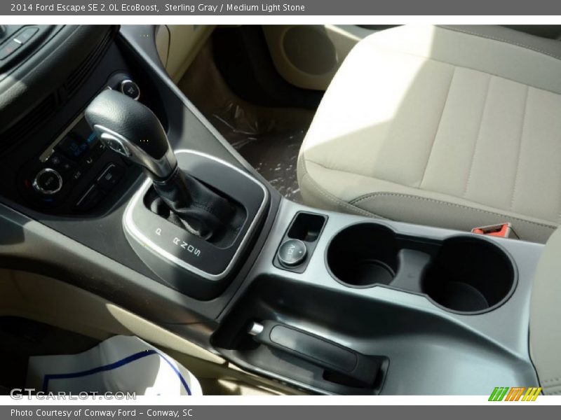 Sterling Gray / Medium Light Stone 2014 Ford Escape SE 2.0L EcoBoost