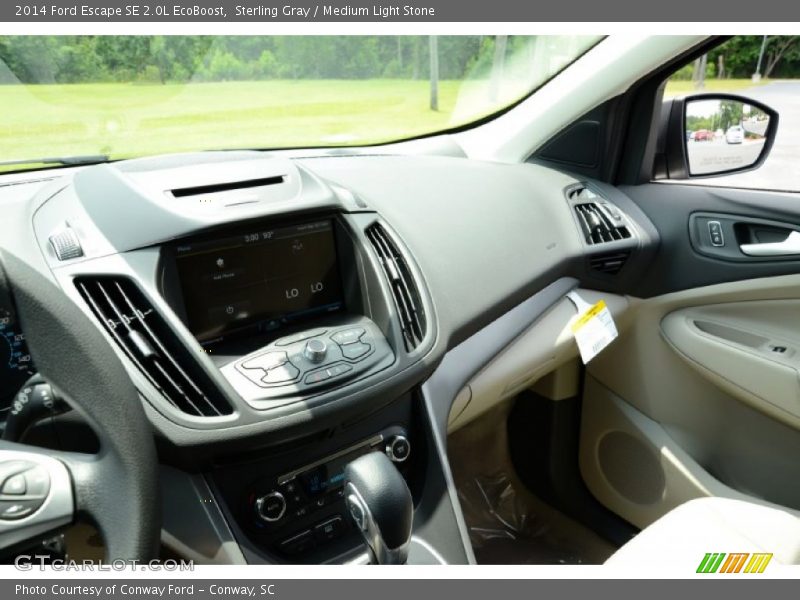 Sterling Gray / Medium Light Stone 2014 Ford Escape SE 2.0L EcoBoost