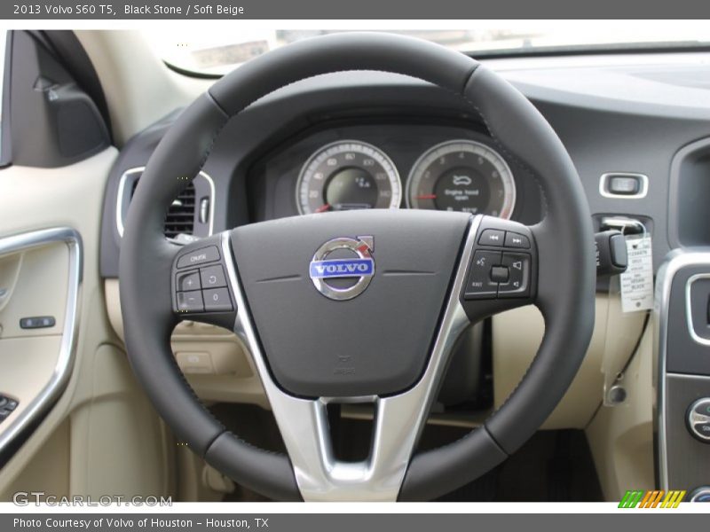 Black Stone / Soft Beige 2013 Volvo S60 T5