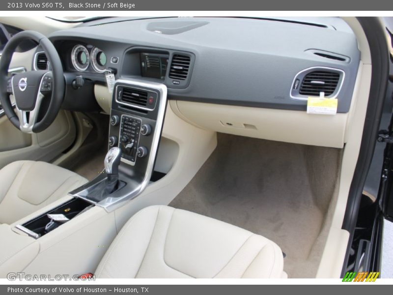 Black Stone / Soft Beige 2013 Volvo S60 T5