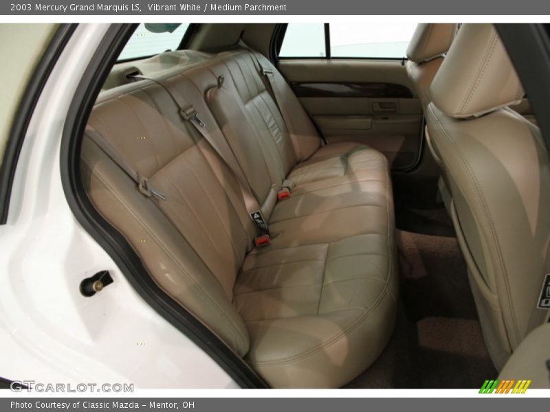 Vibrant White / Medium Parchment 2003 Mercury Grand Marquis LS