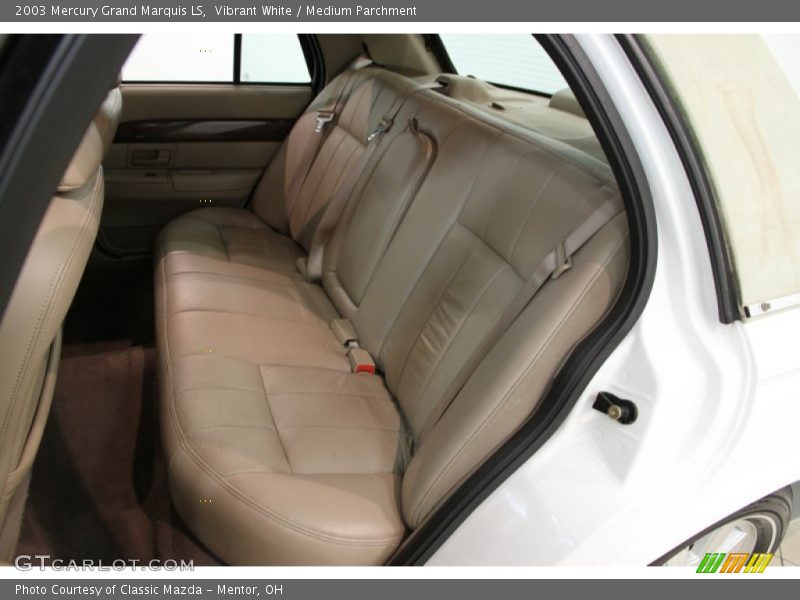Vibrant White / Medium Parchment 2003 Mercury Grand Marquis LS