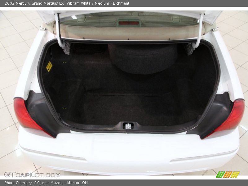 Vibrant White / Medium Parchment 2003 Mercury Grand Marquis LS