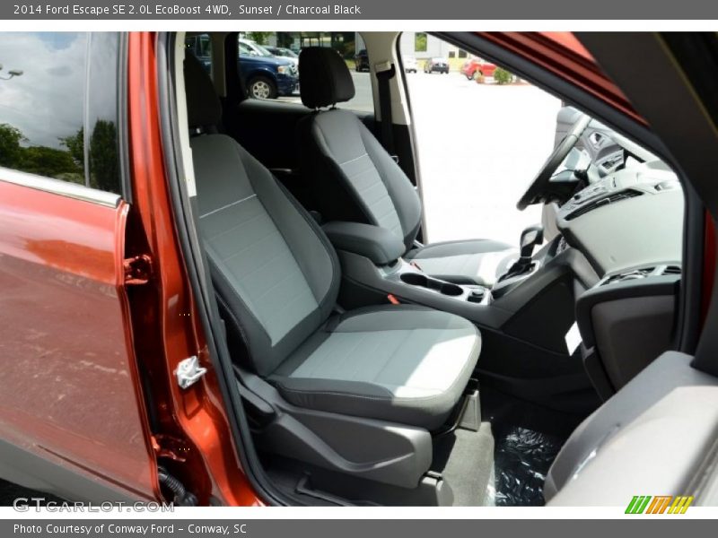 Sunset / Charcoal Black 2014 Ford Escape SE 2.0L EcoBoost 4WD