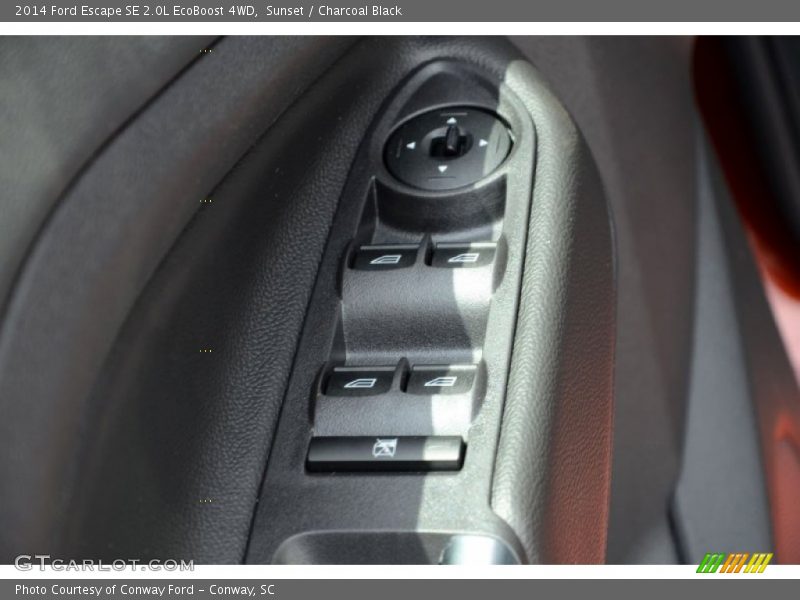 Sunset / Charcoal Black 2014 Ford Escape SE 2.0L EcoBoost 4WD