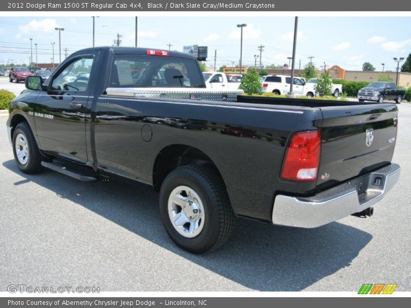 Black / Dark Slate Gray/Medium Graystone 2012 Dodge Ram 1500 ST Regular Cab 4x4