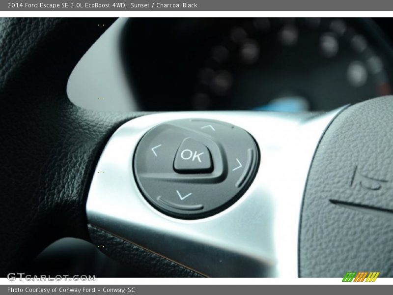 Sunset / Charcoal Black 2014 Ford Escape SE 2.0L EcoBoost 4WD