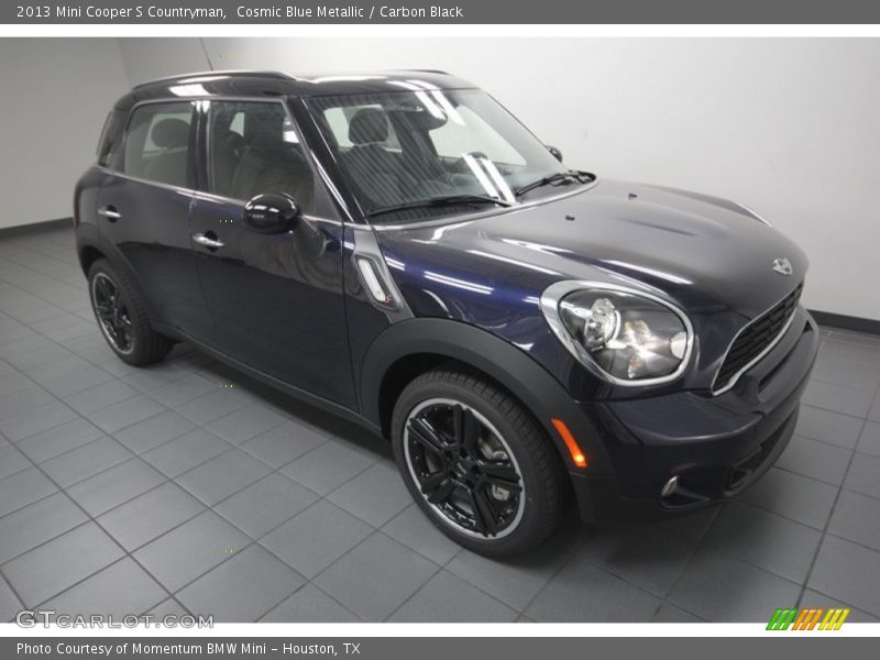 Cosmic Blue Metallic / Carbon Black 2013 Mini Cooper S Countryman