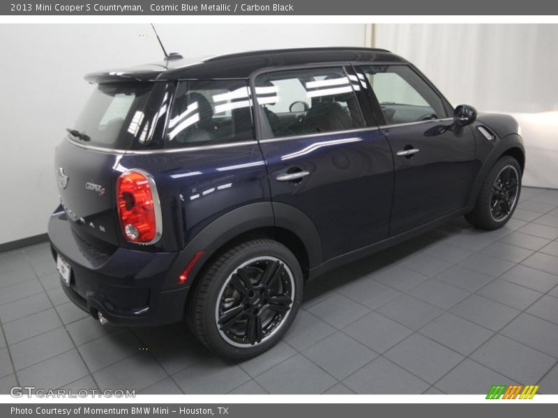 Cosmic Blue Metallic / Carbon Black 2013 Mini Cooper S Countryman