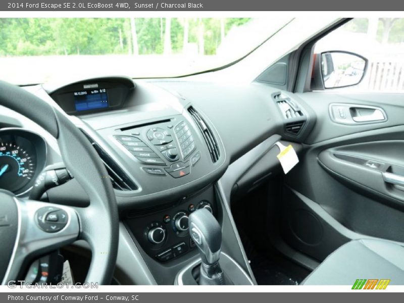 Sunset / Charcoal Black 2014 Ford Escape SE 2.0L EcoBoost 4WD