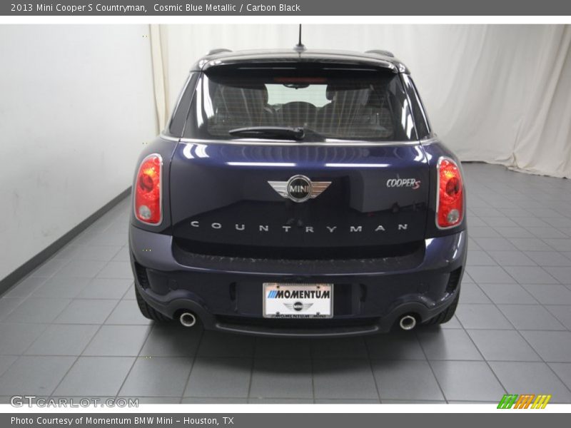 Cosmic Blue Metallic / Carbon Black 2013 Mini Cooper S Countryman