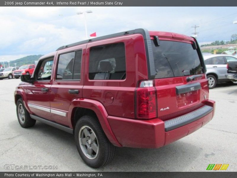 Inferno Red Pearl / Medium Slate Gray 2006 Jeep Commander 4x4