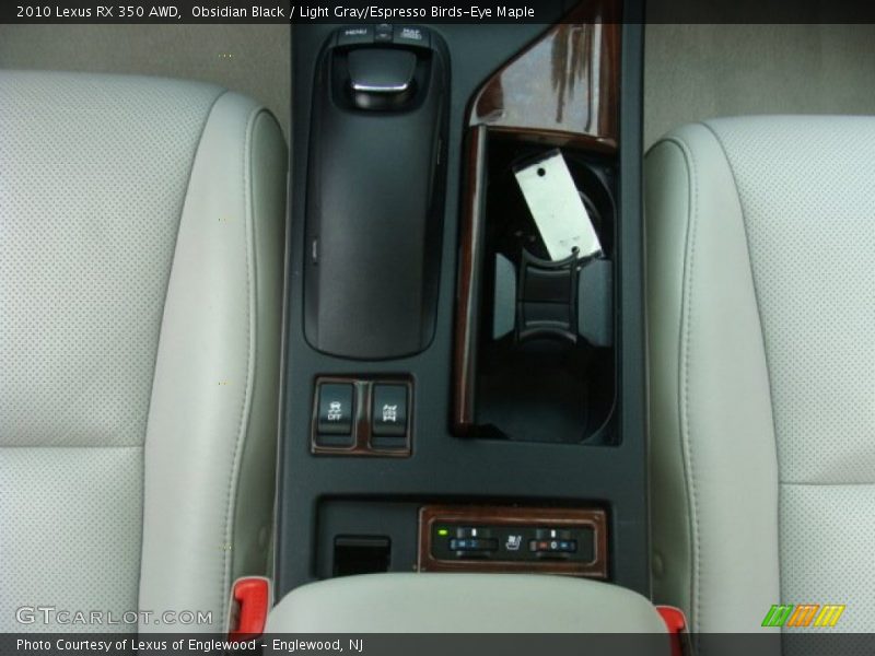 Obsidian Black / Light Gray/Espresso Birds-Eye Maple 2010 Lexus RX 350 AWD