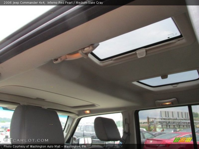 Inferno Red Pearl / Medium Slate Gray 2006 Jeep Commander 4x4