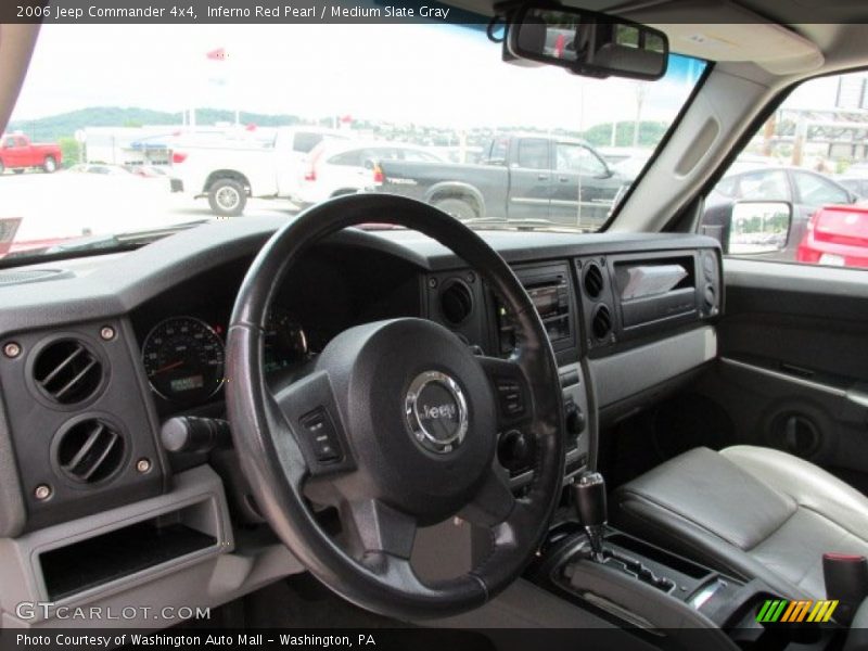 Inferno Red Pearl / Medium Slate Gray 2006 Jeep Commander 4x4