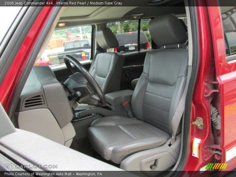 Inferno Red Pearl / Medium Slate Gray 2006 Jeep Commander 4x4