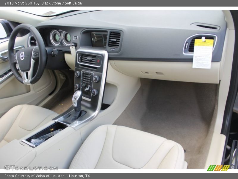 Black Stone / Soft Beige 2013 Volvo S60 T5