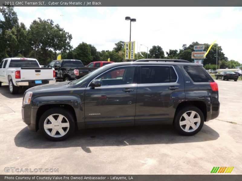 Cyber Gray Metallic / Jet Black 2011 GMC Terrain SLT