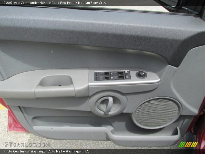 Inferno Red Pearl / Medium Slate Gray 2006 Jeep Commander 4x4
