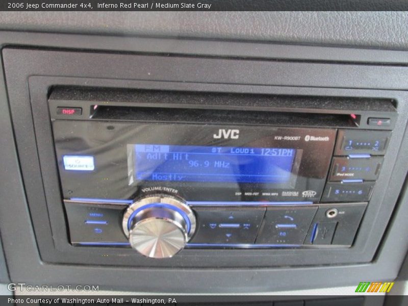 Inferno Red Pearl / Medium Slate Gray 2006 Jeep Commander 4x4