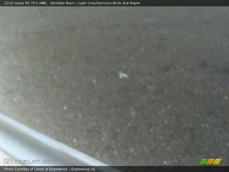 Obsidian Black / Light Gray/Espresso Birds-Eye Maple 2010 Lexus RX 350 AWD