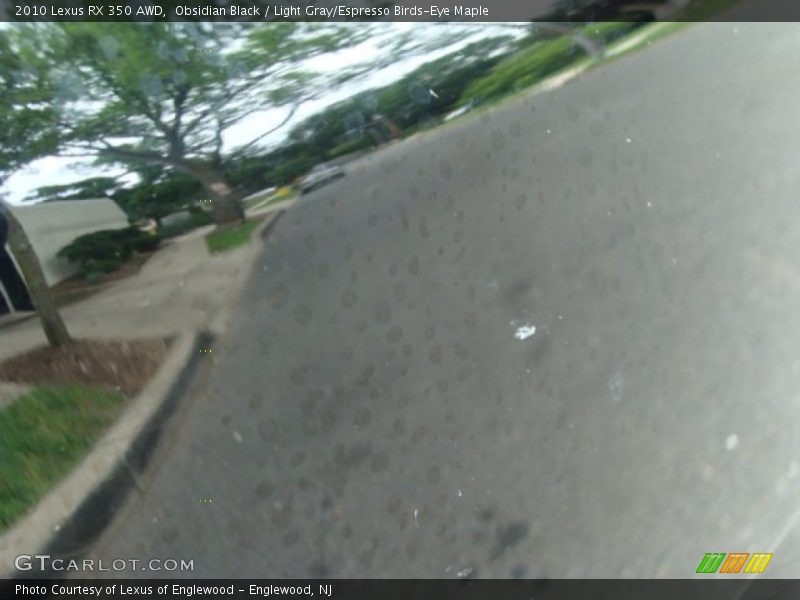 Obsidian Black / Light Gray/Espresso Birds-Eye Maple 2010 Lexus RX 350 AWD