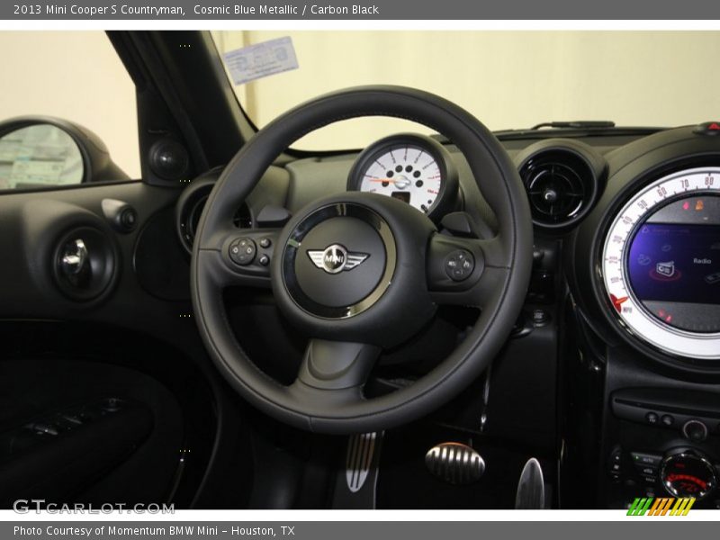 Cosmic Blue Metallic / Carbon Black 2013 Mini Cooper S Countryman