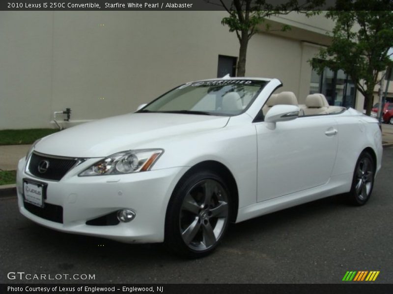 Starfire White Pearl / Alabaster 2010 Lexus IS 250C Convertible