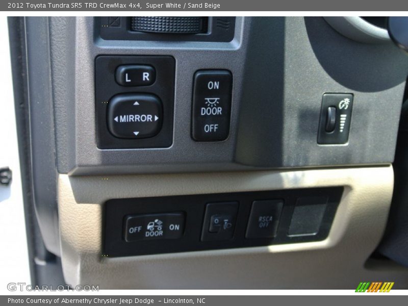 Super White / Sand Beige 2012 Toyota Tundra SR5 TRD CrewMax 4x4