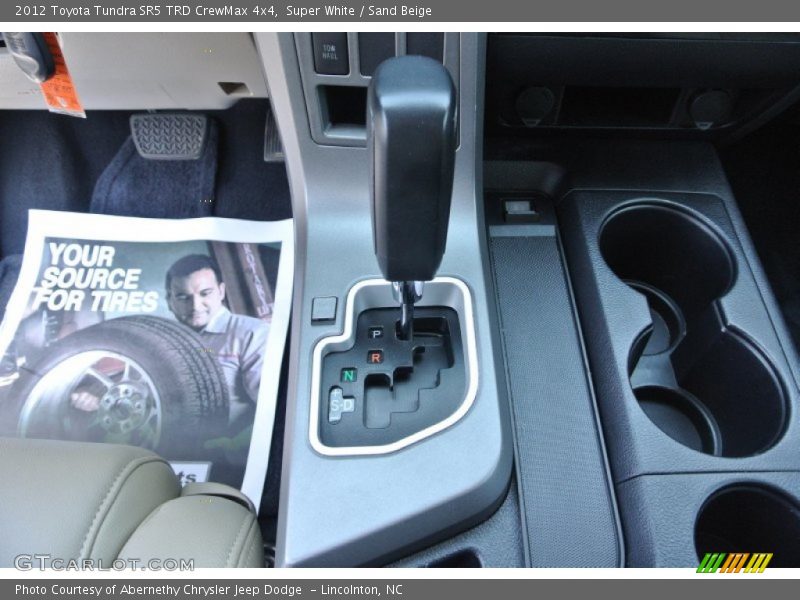 Super White / Sand Beige 2012 Toyota Tundra SR5 TRD CrewMax 4x4