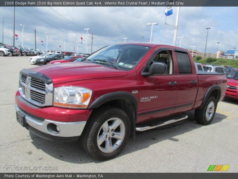 Front 3/4 View of 2006 Ram 1500 Big Horn Edition Quad Cab 4x4