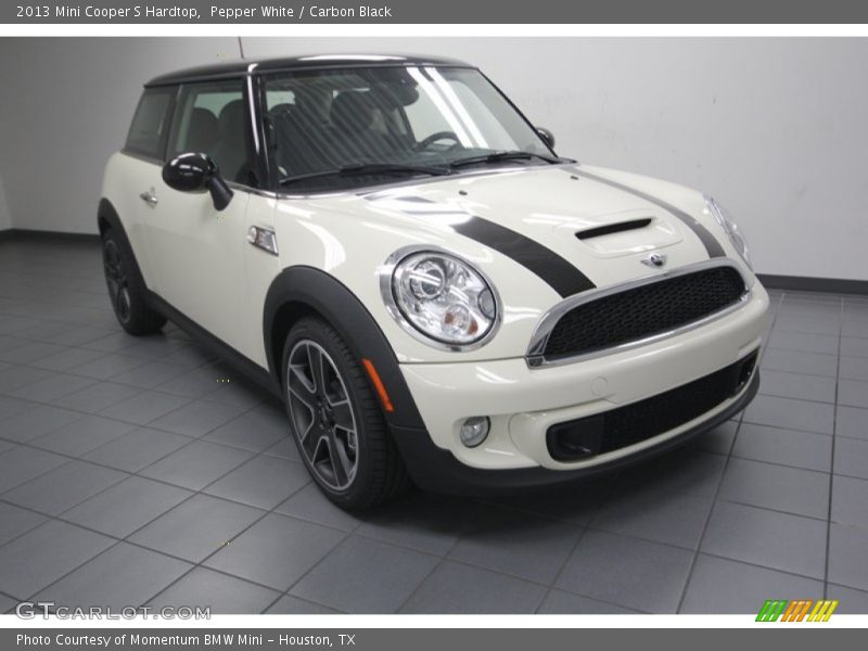 Pepper White / Carbon Black 2013 Mini Cooper S Hardtop